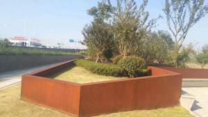 琼海耐候钢挡土墙